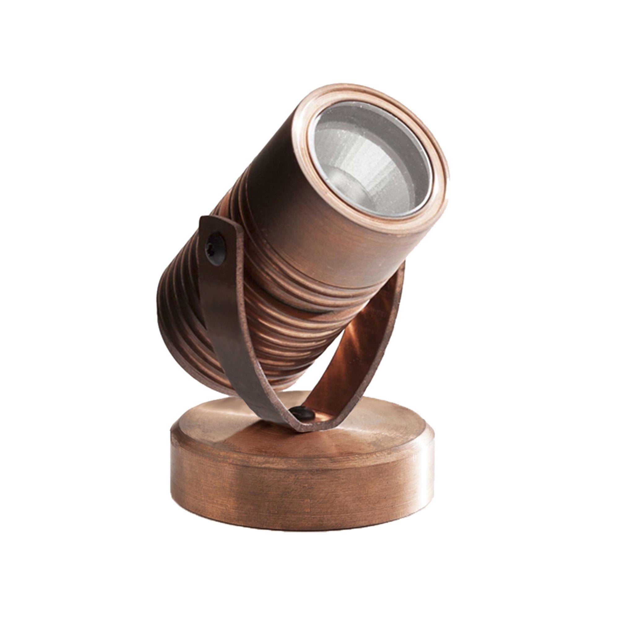 LuxR Modux 2 Pond Light (Weighted Base) with 12V Integral Driver - Copper - Low Voltage