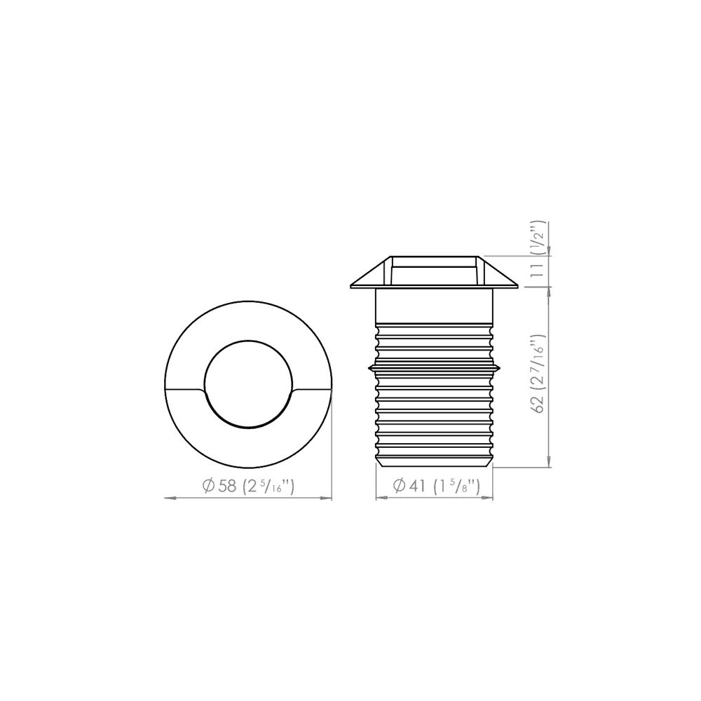 LuxR Modux 4 Step Light - Powder Coat - Low Voltage