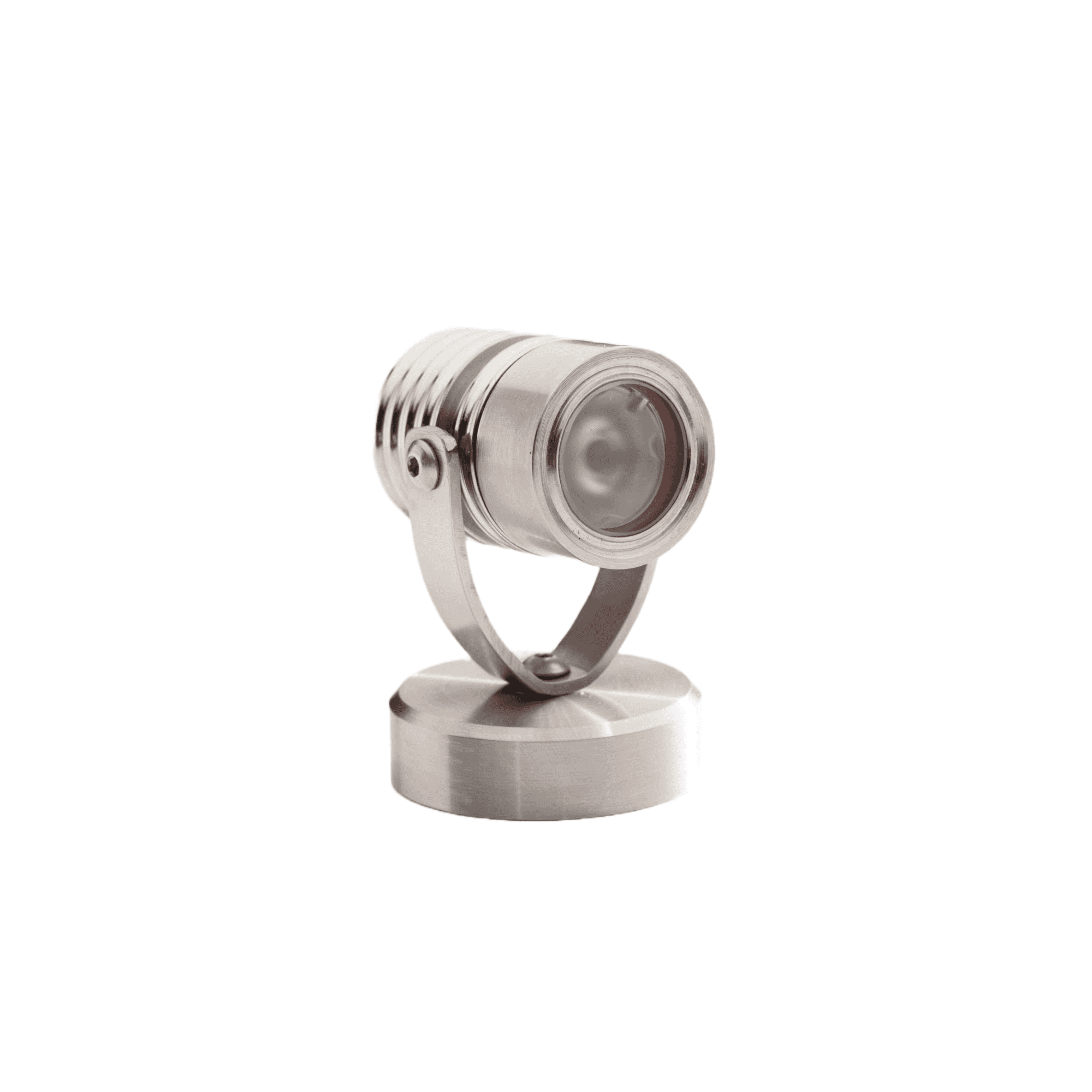 LuxR Modux 1 Pond Light (Weighted Base) with 12V Integral Driver - Stainless Steel - Low Voltage