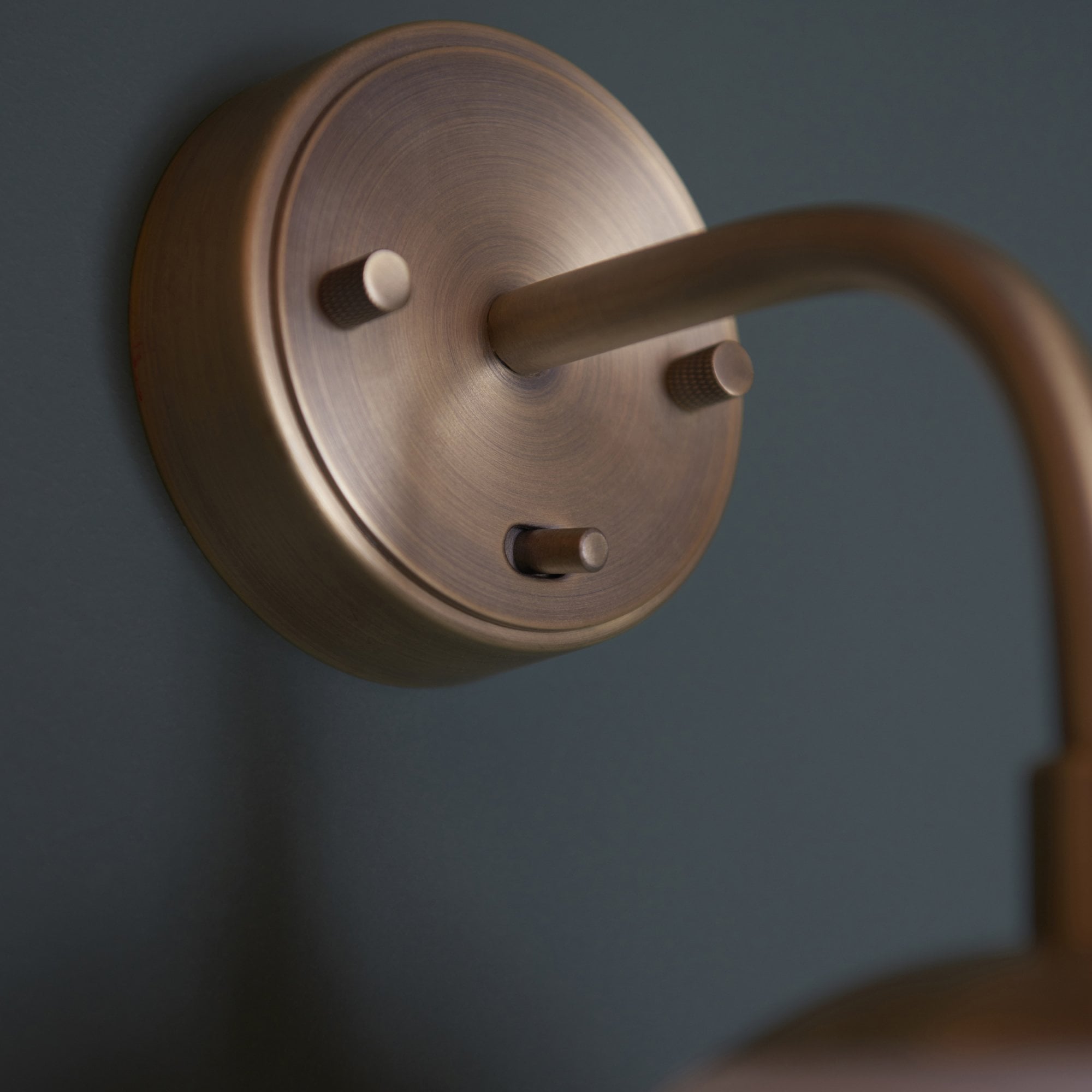 Utopia Sphere Wall Light - Antique Brass