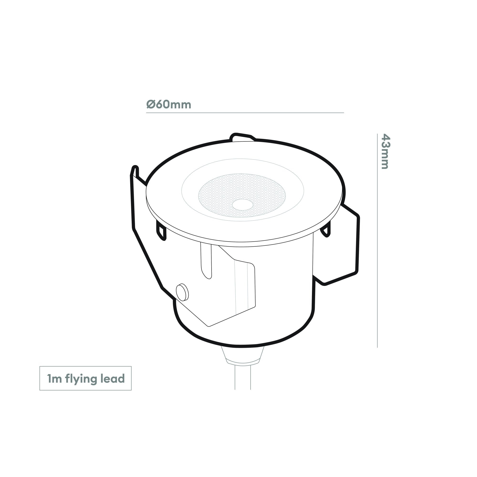 Collingwood GL016 LED Ground Light - Black - Low Voltage