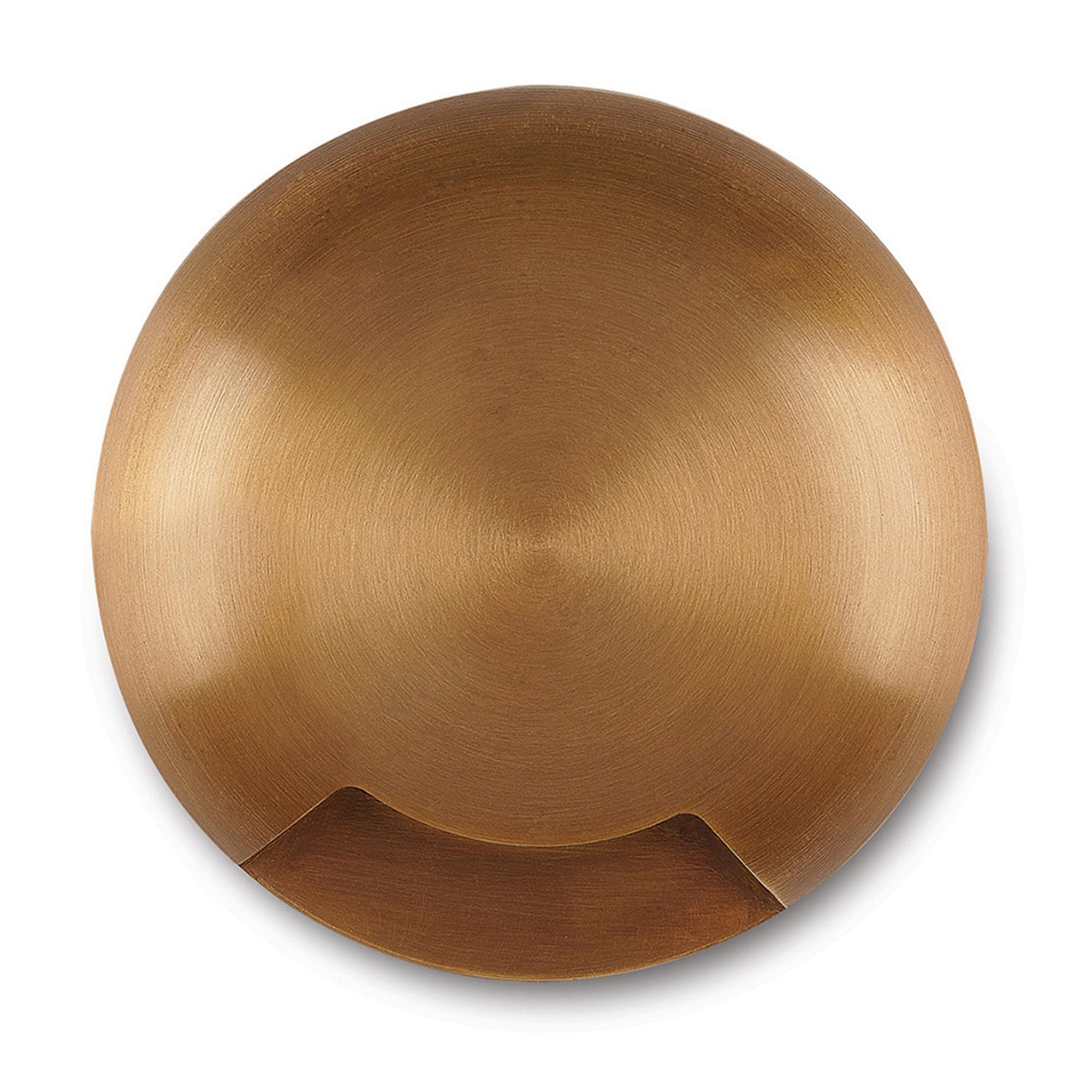 Collingwood GL100 1W Mini LED Ground Light - Antique Brass - 1 Facet - Low Voltage