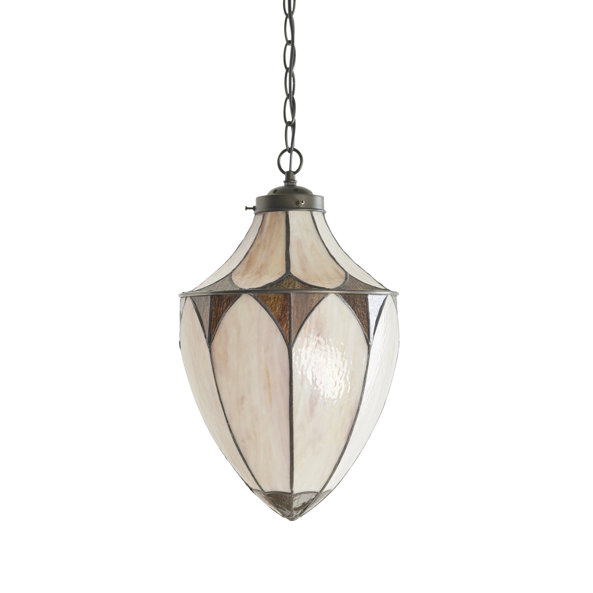 Interiors 1900 Brooklyn Medium Acorn Single Pendant - Tiffany Glass