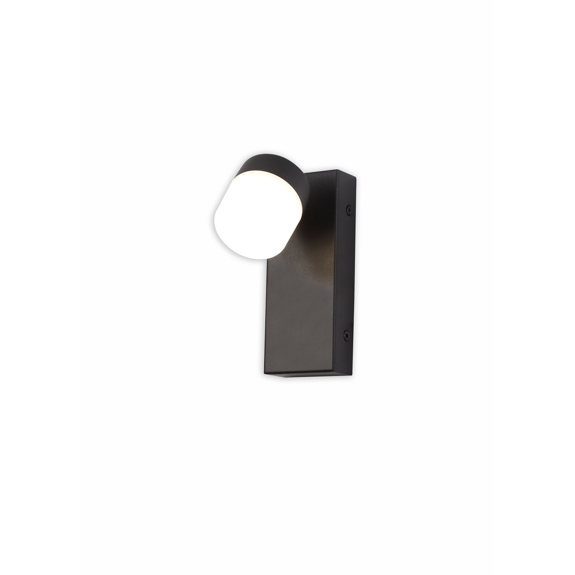 Fabula Lonsdale Single Adjustable LED Flush Light - Sand Black - IP44