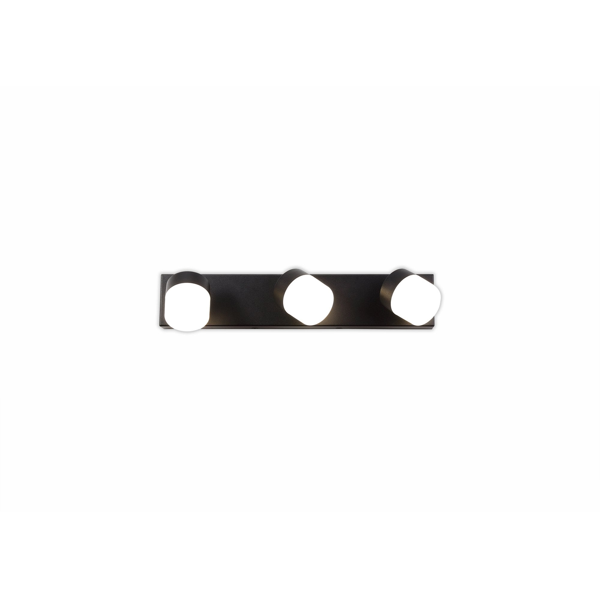 Fabula Lonsdale 3 Light Adjustable LED Flush Light - Sand Black - IP44