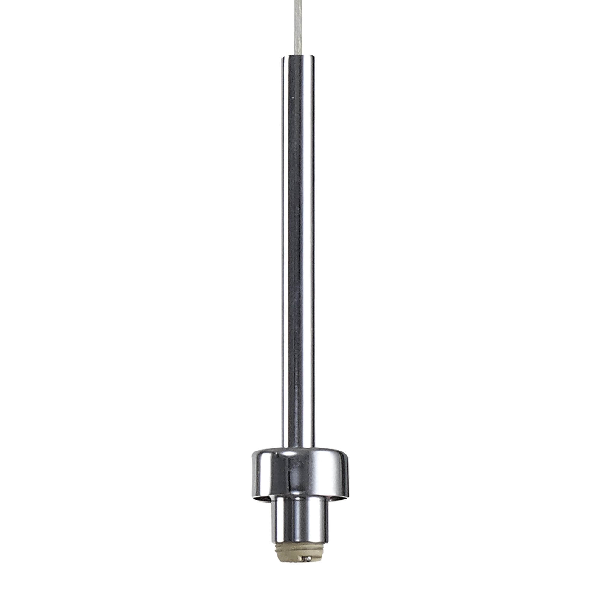 Fabula Tamworth 3 Light Linear Pendant - Round Shades with Inner Frosted Globes - Polished Chrome, Smoked & Frosted Glass