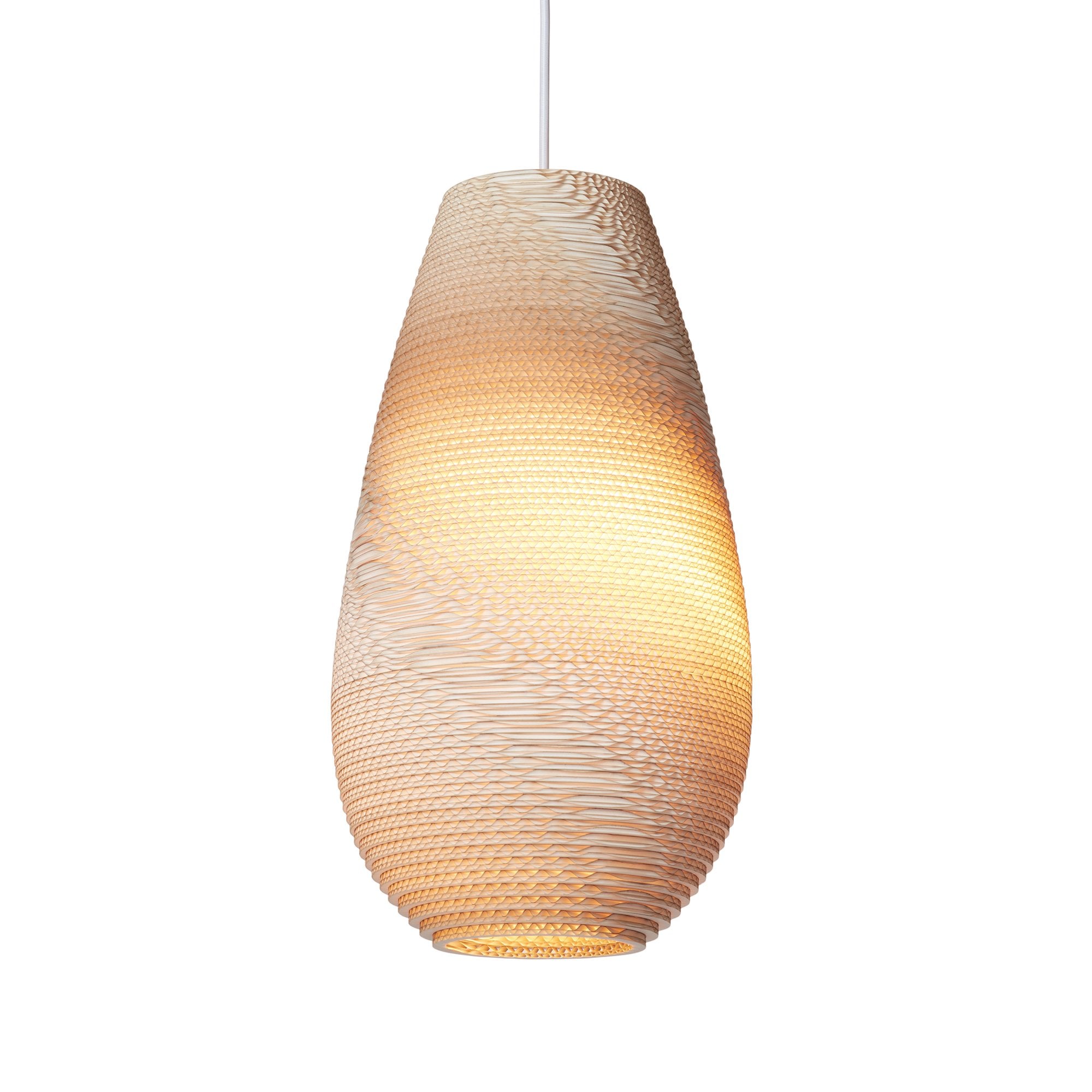 Graypants Scraplights Drop 18 Pendant - Blonde - 25cm Diameter