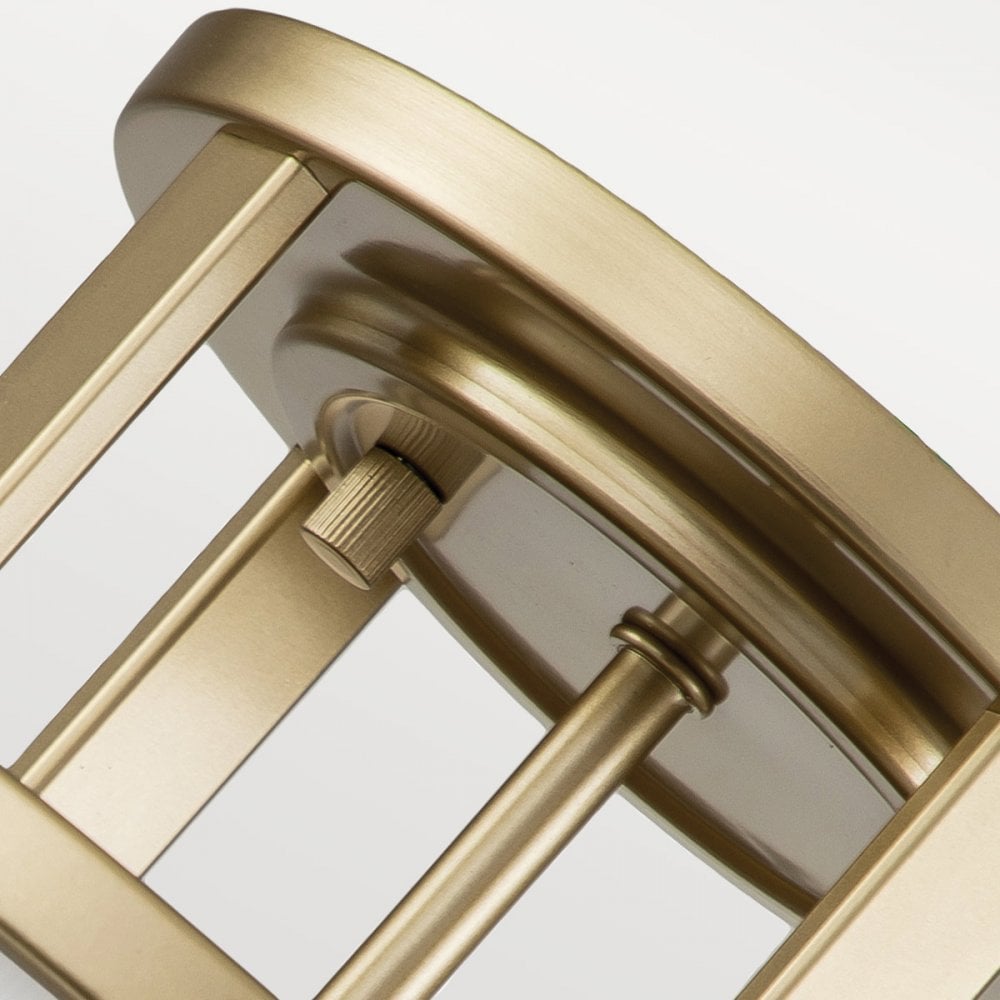 Feiss Fusion 3 Light Semi-Flush Mount - Painted Natural Brass