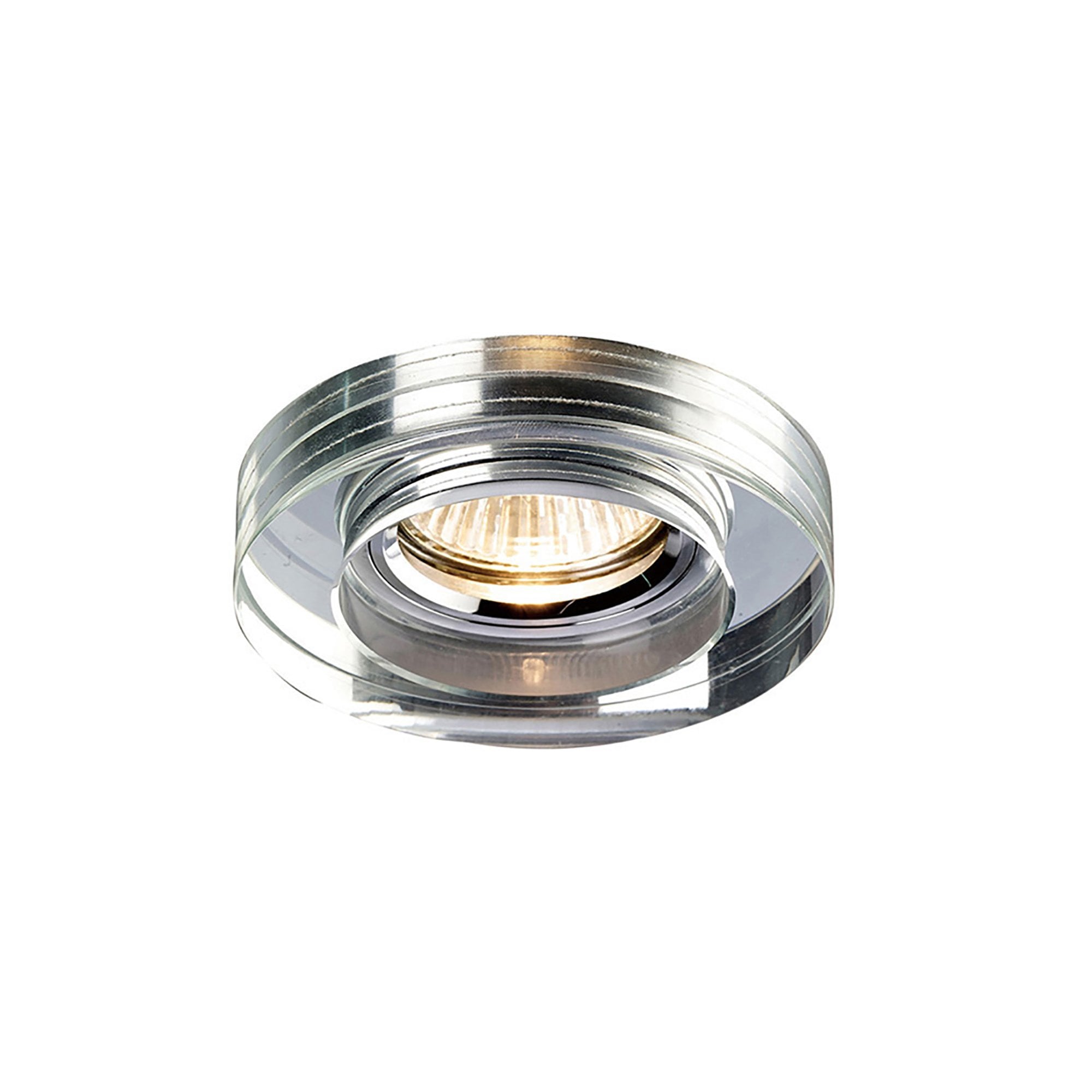 Diyas IL30821CH Crystal Downlight Deep Round Rim Only Clear,IL30800 Required To Complete The Item