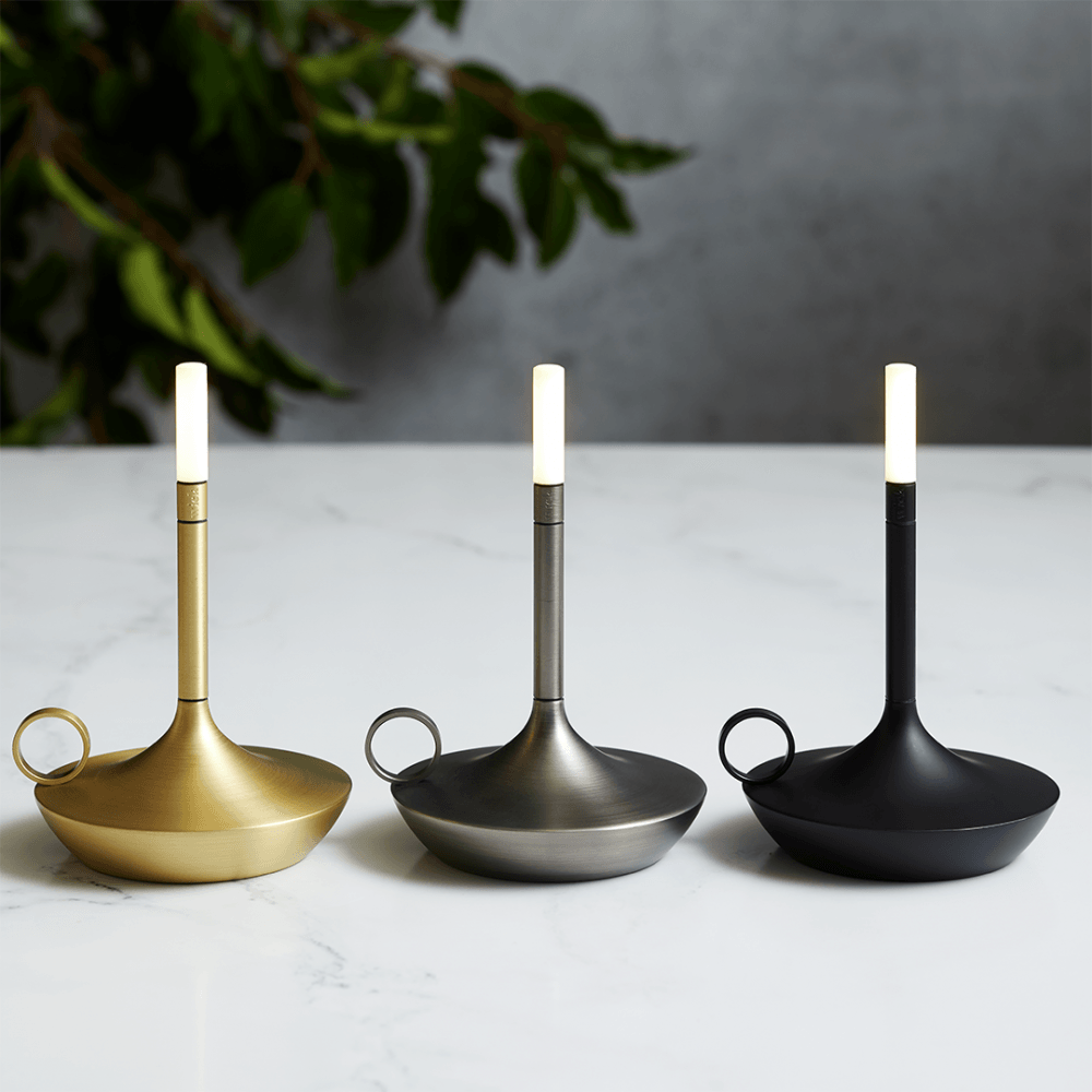 Wick S Small Rechargeable USB-C Table Light - Graphite