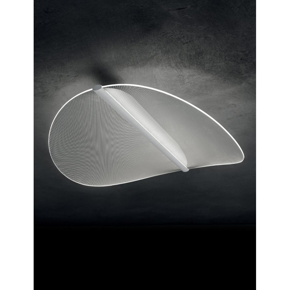 Stilnovo Diphy L76 Large Transformative Optic Wall/Ceiling Light - Matt White