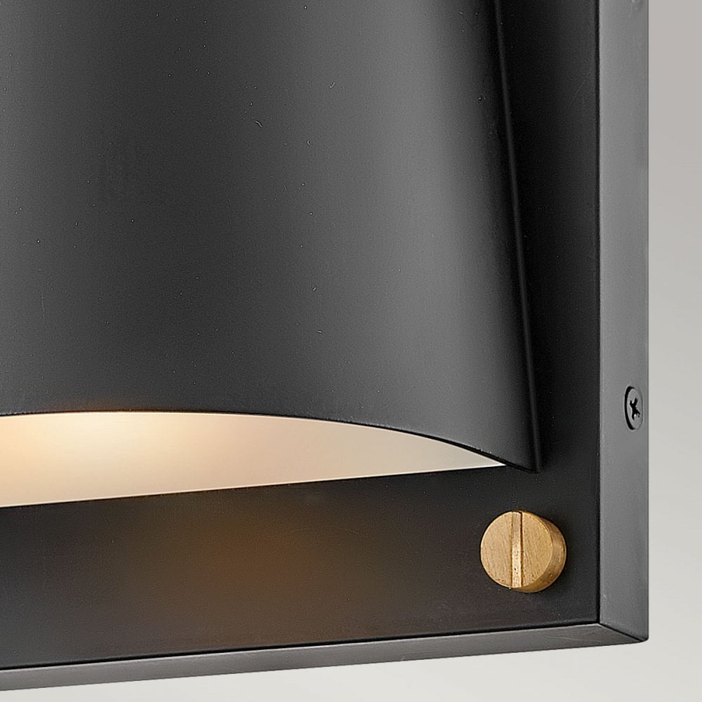 Hinkley Scout 1 Light Small Wall Light - Black