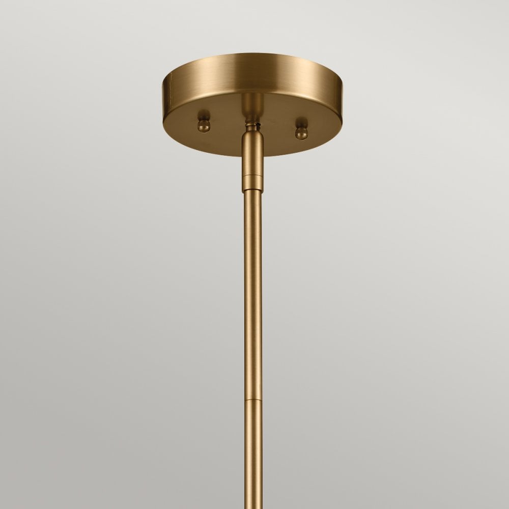Kichler Luella 4 Light Duo-Mount Pendant - Brushed Natural Brass