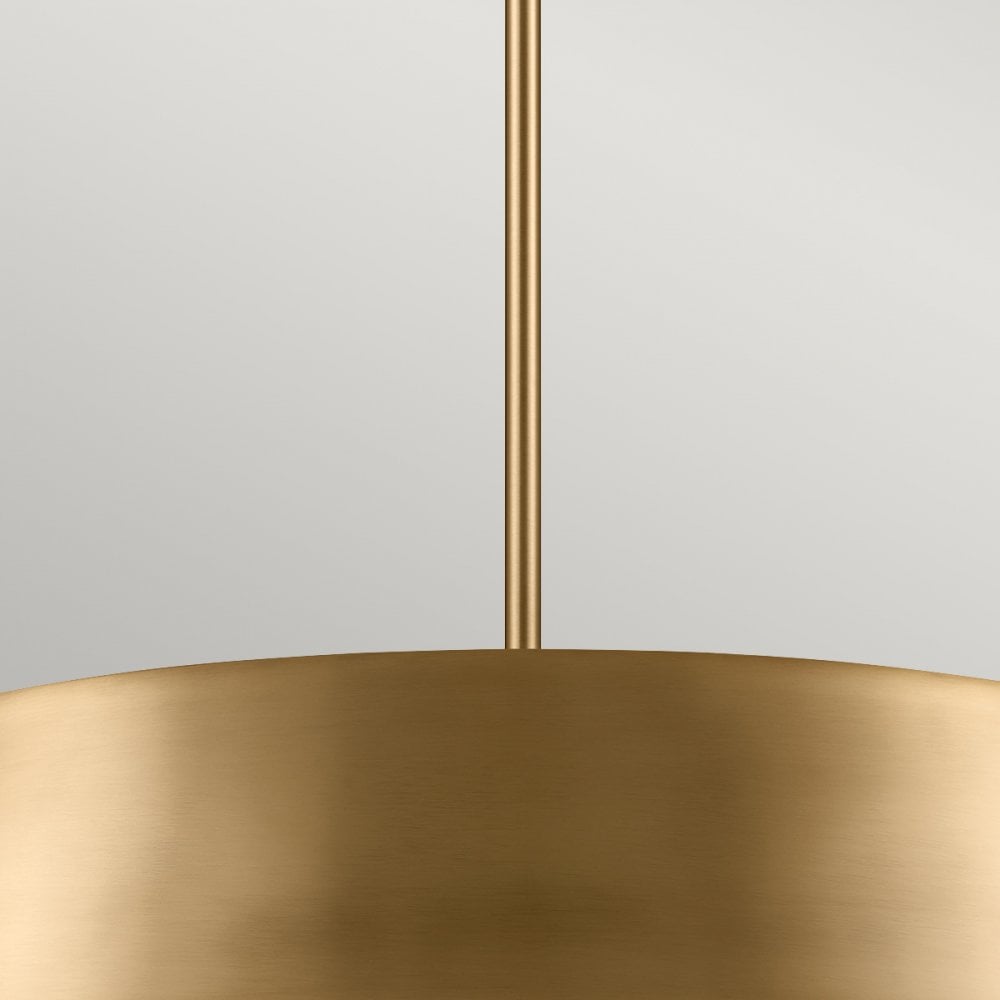 Kichler Luella 4 Light Duo-Mount Pendant - Brushed Natural Brass
