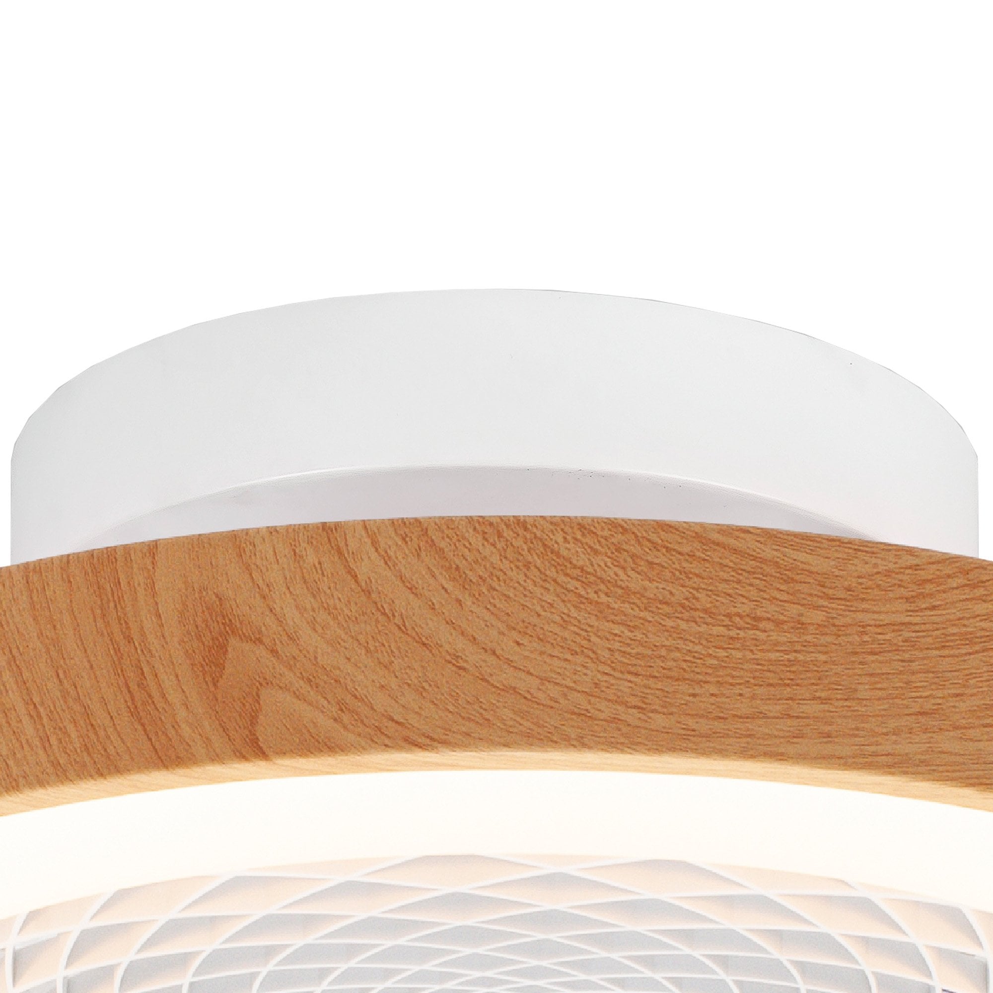 Mantra Tibet Mini 70W LED Dimmable Ceiling Light & Fan, Remote Controlled - Wood Effect
