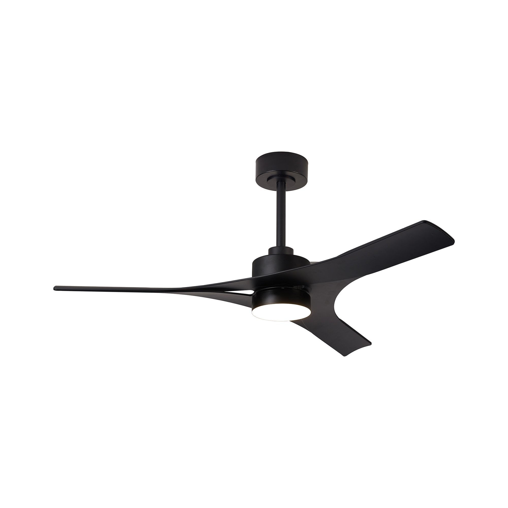 Mantra Thai 30W LED Dimmable Ceiling Light With Built-In 35W DC Fan, 2700-5000K Remote & APP Control - Black