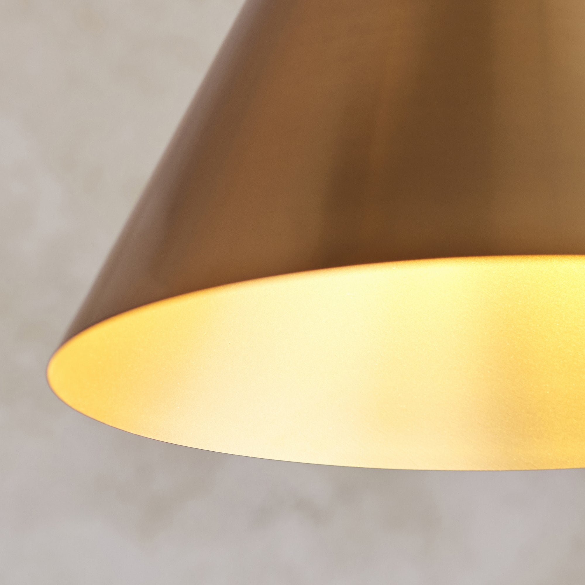 Endon Cape 1 Light Pendant - Warm Antique Brass
