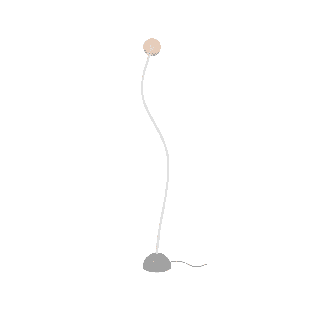 Karman Moony 245cm Outdoor Floor Lamp - Matt White