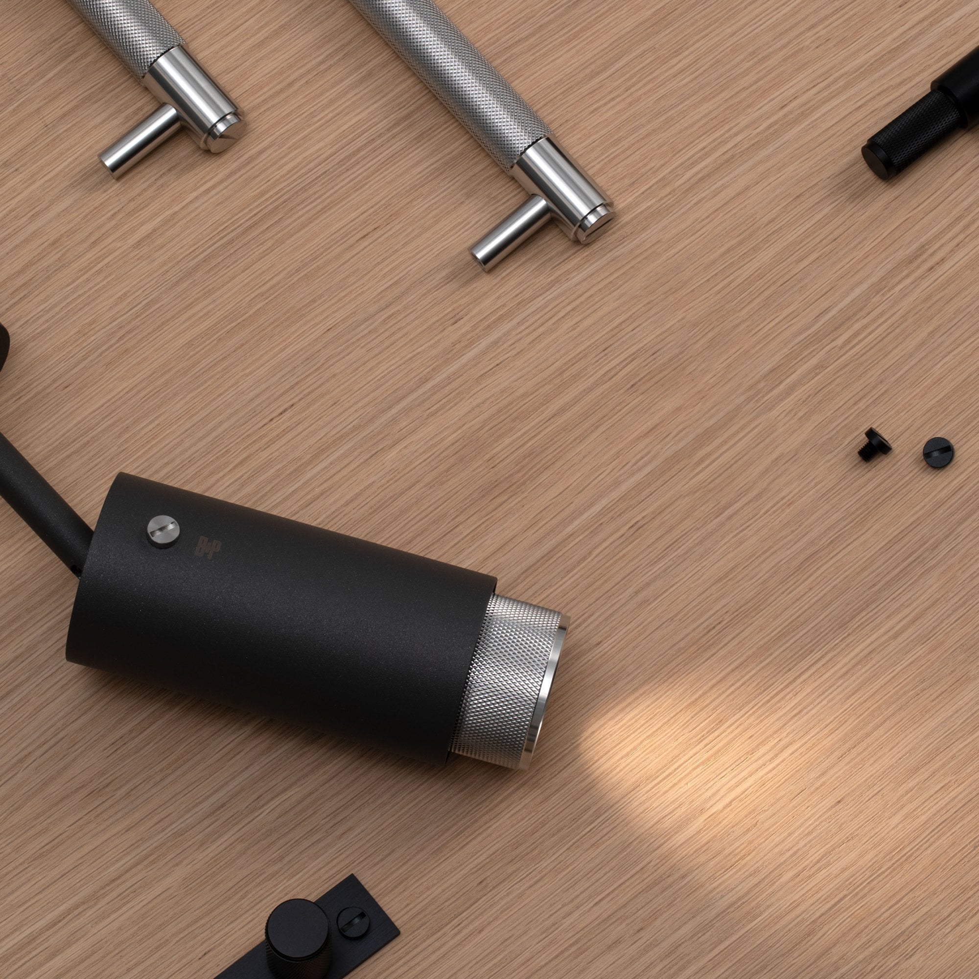 Buster + Punch Exhaust Cross Graphite Track Spotlight