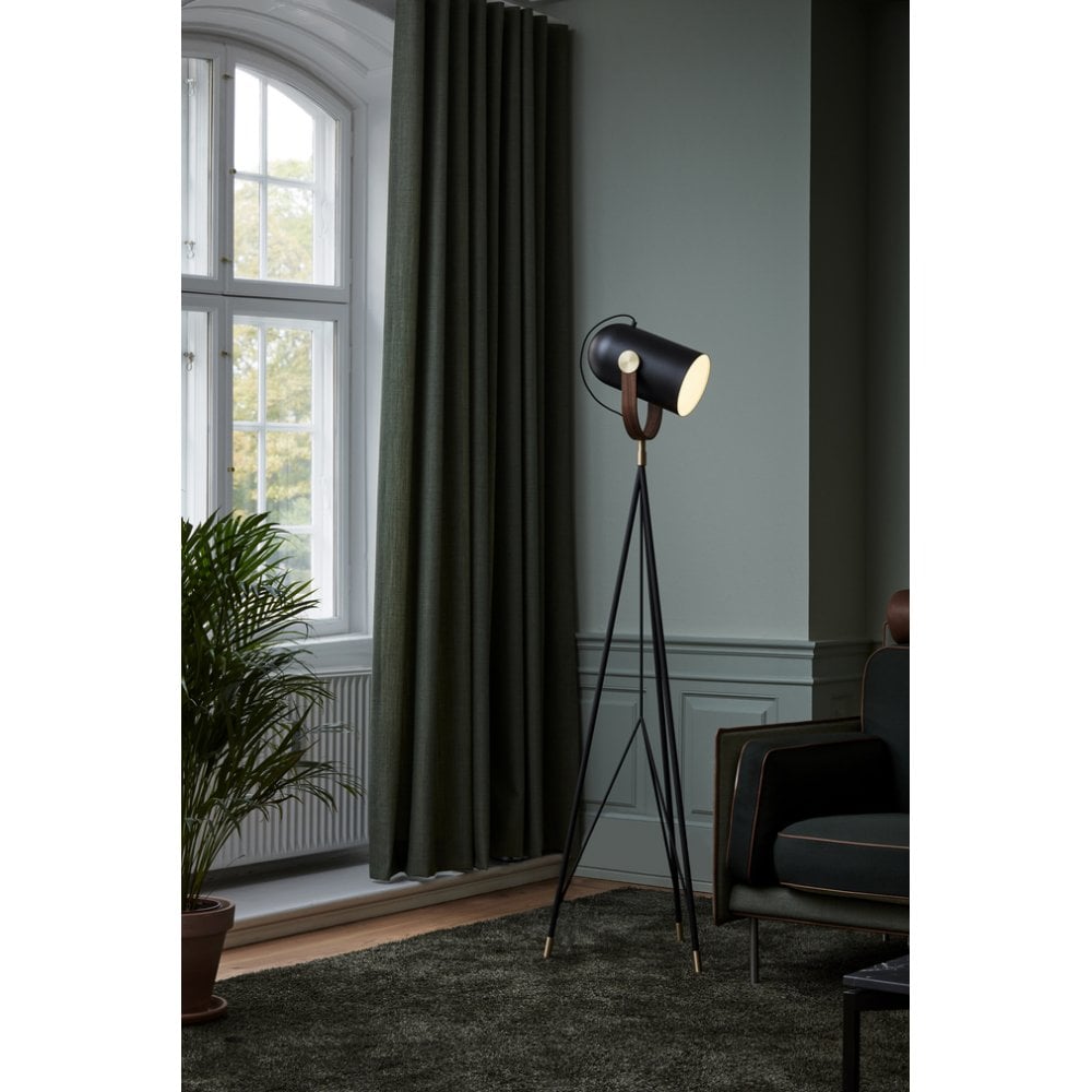 Le Klint Carronade Floor Lamp - High - Black & Brass