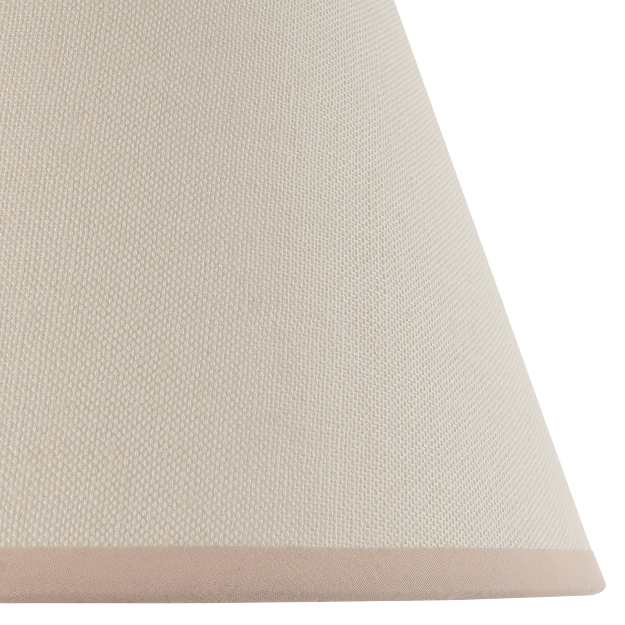 Endon Higgledy Gloss Pink Clay Table Lamp & Ivy 25cm Vintage White Shade