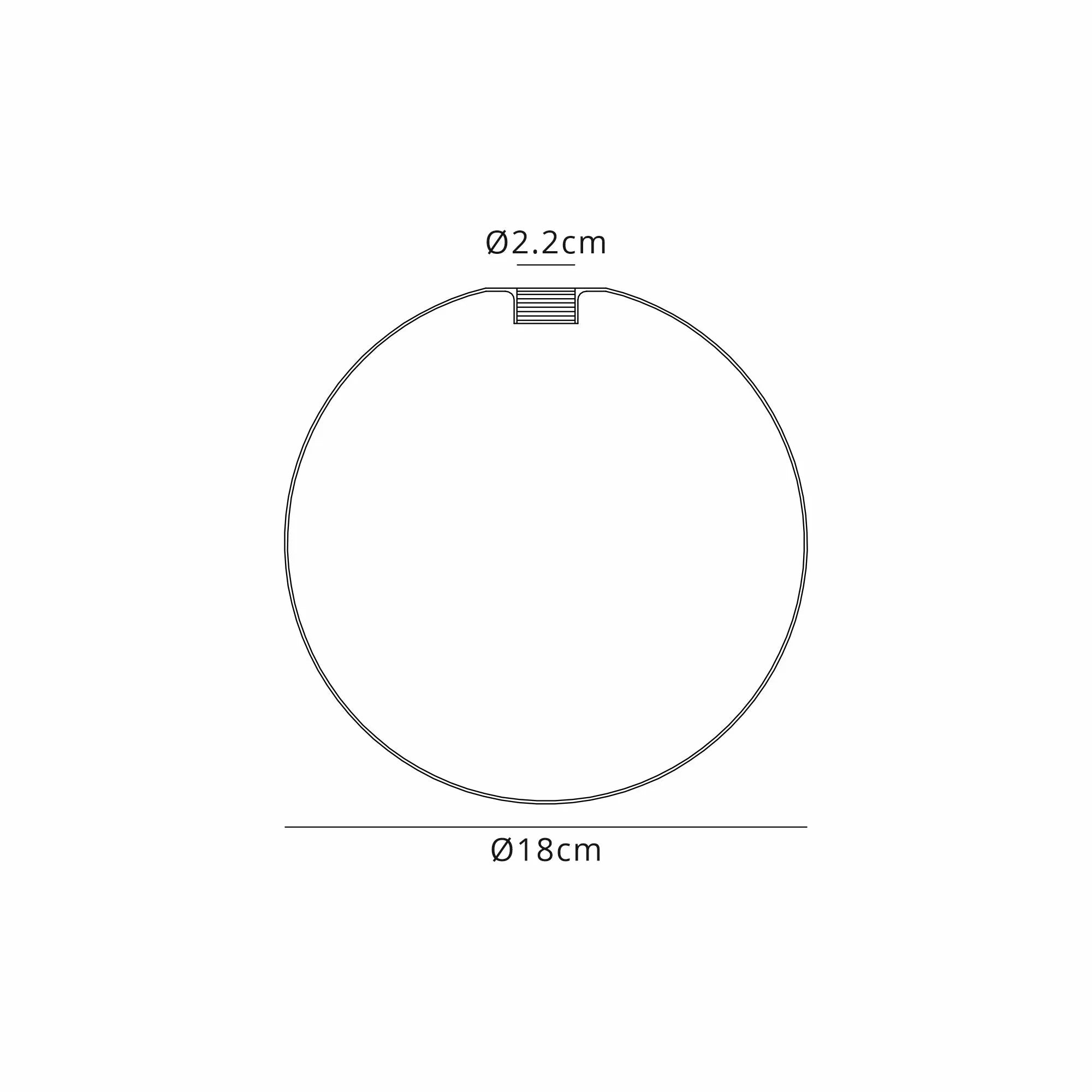 Deacon 18cm Round Smoke Plated Glass